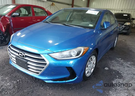 2017 Hyundai Elantra Se z USA, uszkodzony, nr VIN 5NPD74LFXHH209586